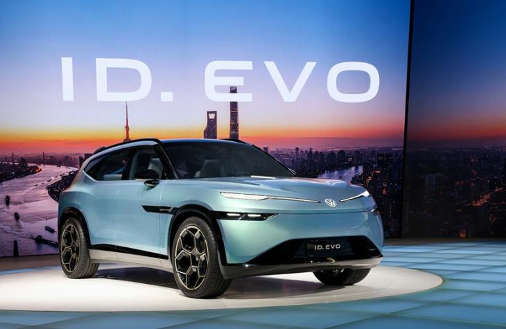 首次，金标大众ID. EVO概念车在合肥正式亮相